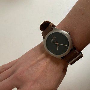 Nixon Men's Mod A428400 Brown Leather Quartz Watch